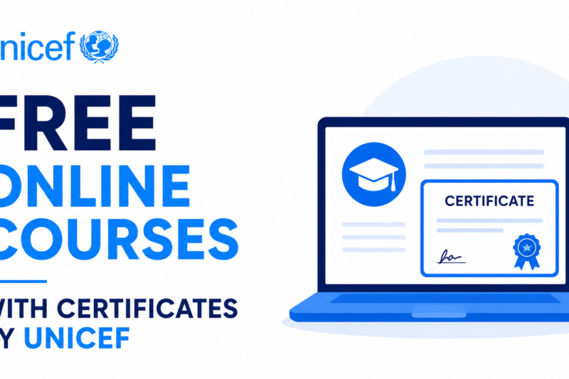 Free Online Courses with Certificates by UNICEF 2026