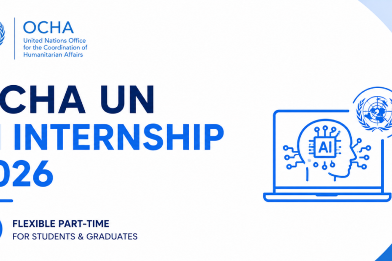OCHA UN AI Internship 2026 — Flexible Part-Time Opportunity for Students & Graduates