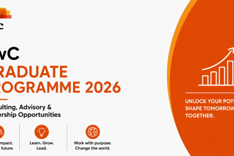 PwC Graduate Programme 2026 — Consulting, Advisory & Leadership Opportunities