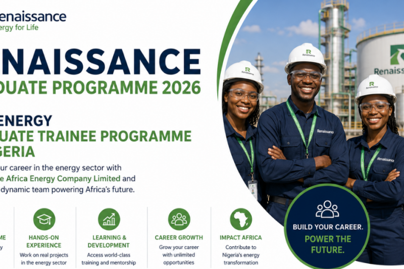 Renaissance Graduate Programme 2026 — Paid Energy Graduate Trainee Programme in Nigeria