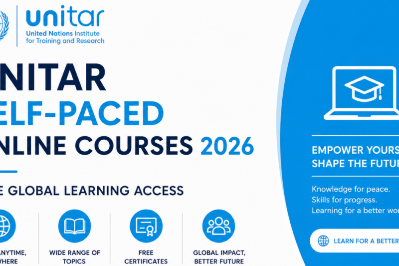 UNITAR Self-Paced Online Courses 2026 — Free Global Learning Access
