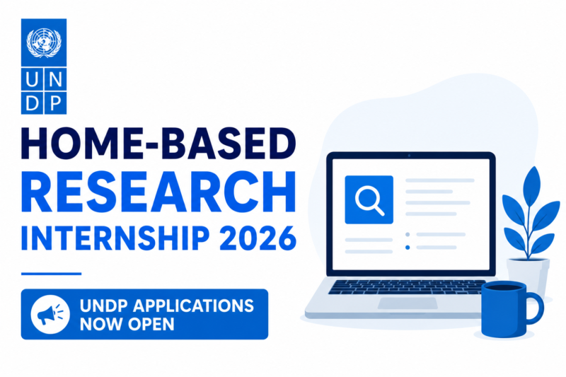 Home-Based Research Internship 2026 — UNDP Applications Now Open
