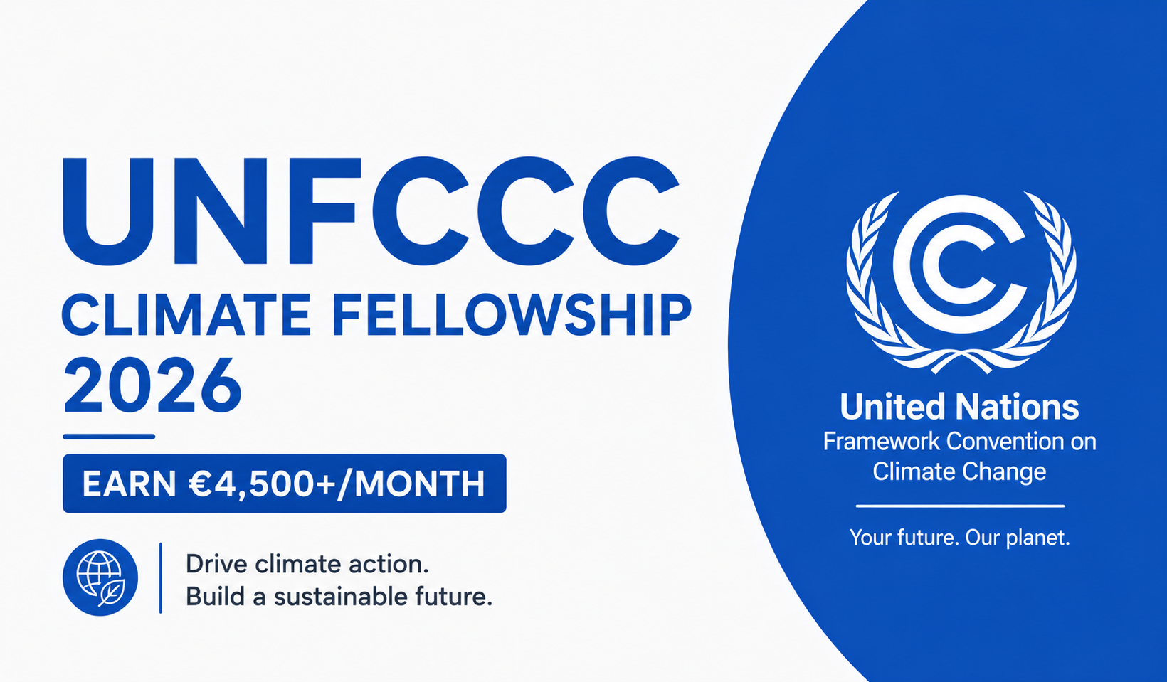 UNFCCC Climate Fellowship 2026 — Earn €4,500+/Month
