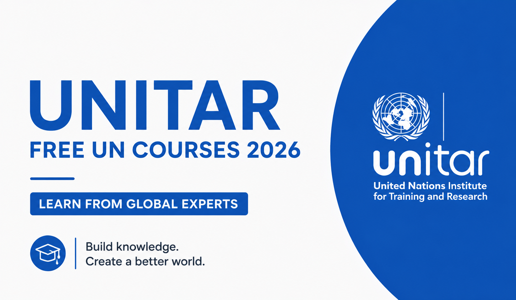 UNITAR Free UN Courses 2026 — Learn From Global Experts