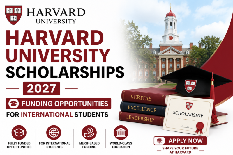 Harvard University Scholarships 2027: Fully Funded Opportunities for International Students
