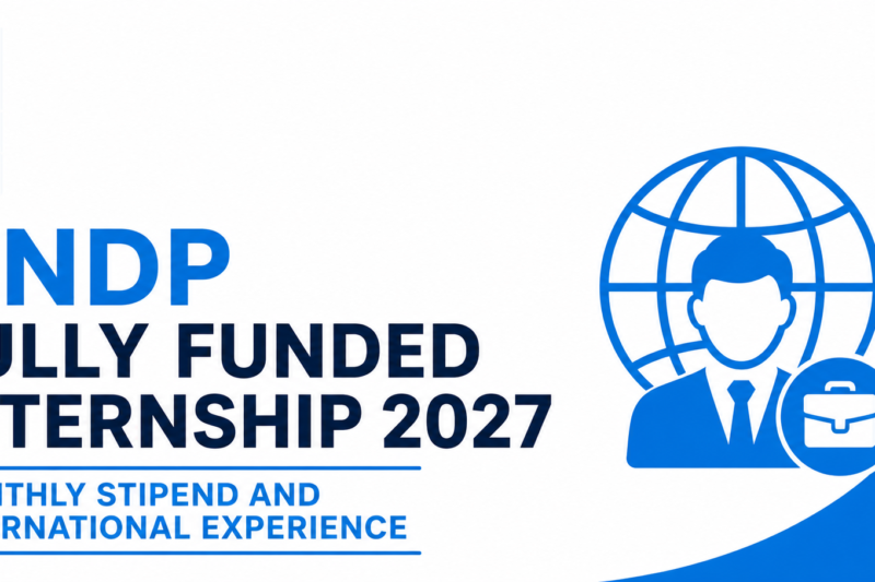 UNDP Fully Funded Internship 2027: Monthly Stipend and International Experience