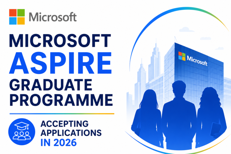 Microsoft Aspire Graduate Programme 2027 Applications Open for Students and Recent Graduates