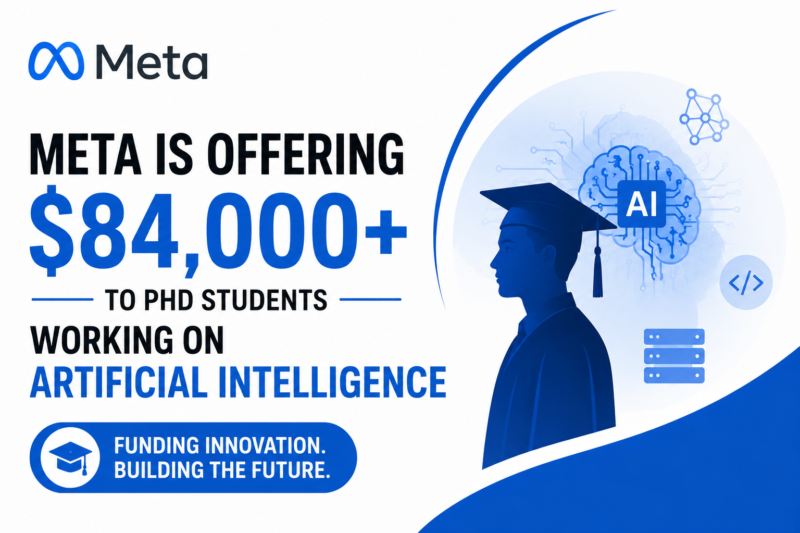 Meta Is Offering $84,000+ to PhD Students Working on Artificial Intelligence