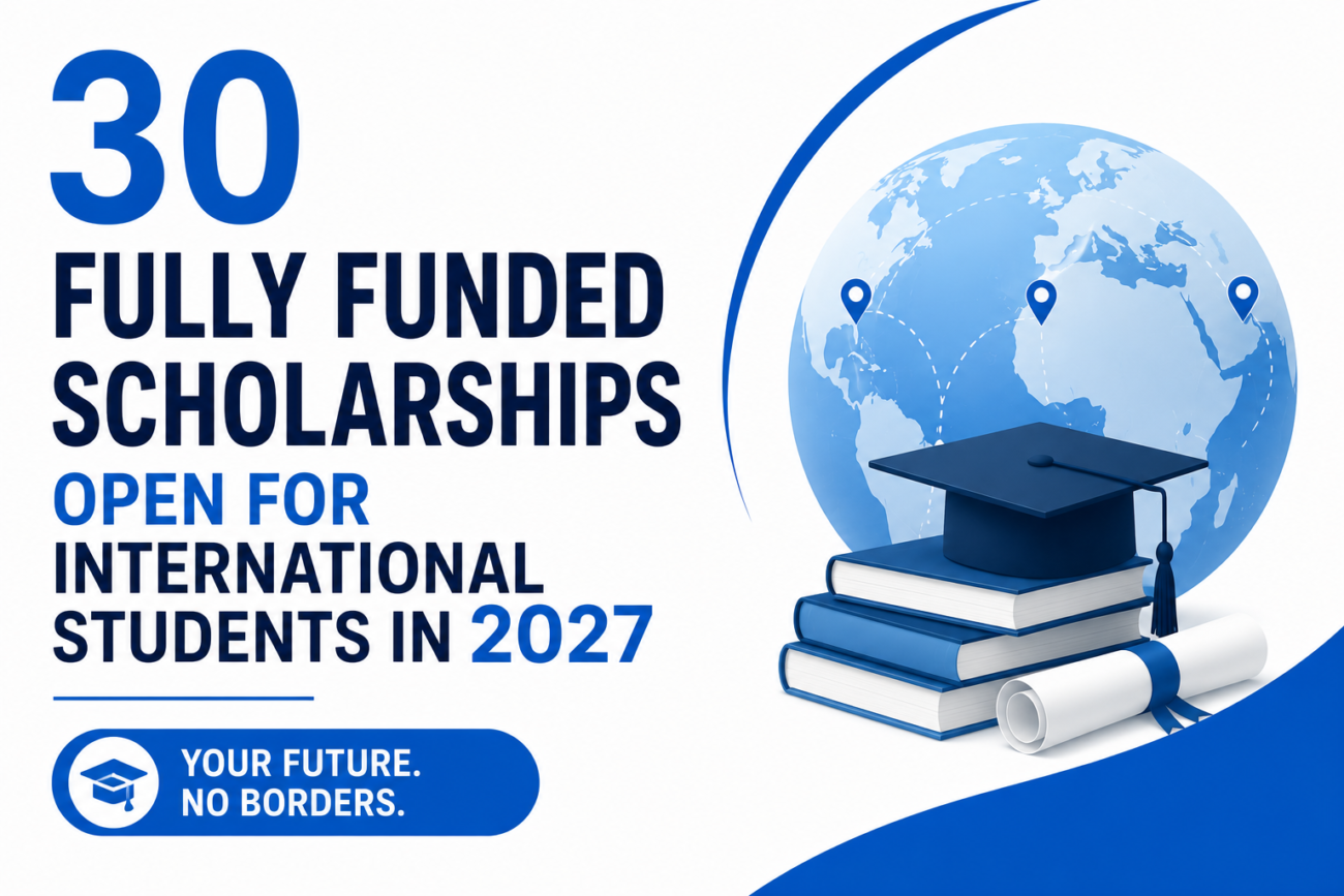 30 Fully Funded Scholarships Open for International Students in 2027