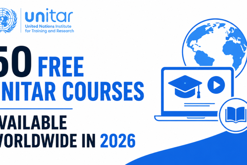 50 Free UNITAR Courses Available Worldwide in 2026
