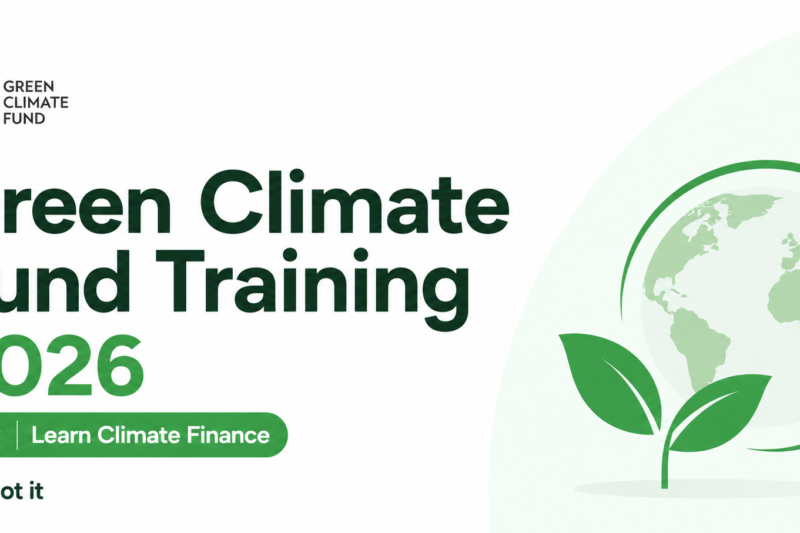 Green Climate Fund Training 2026 — Learn Climate Finance