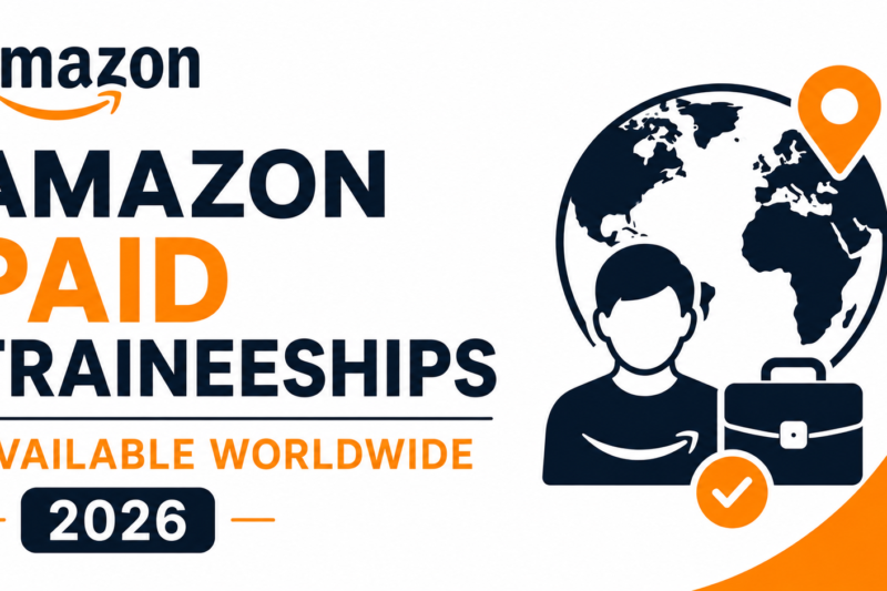 Amazon Paid Traineeships Available Worldwide 2026
