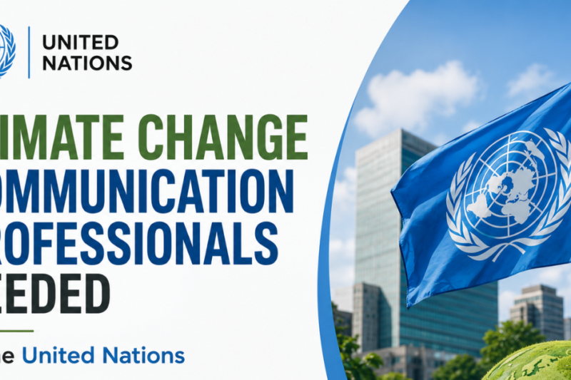 Climate Change Communication Professionals Needed at the United Nations
