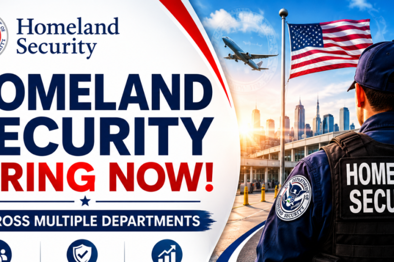 Homeland Security Hiring Across Multiple Departments