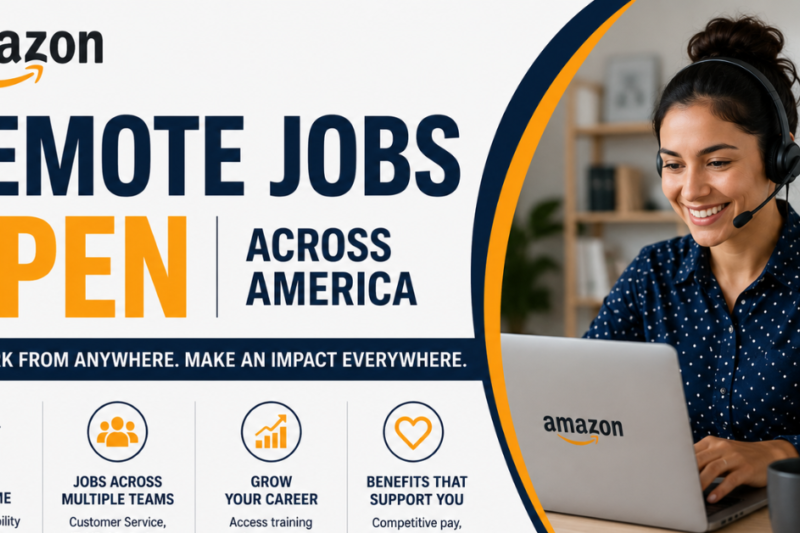 Amazon Remote Jobs Open Across America