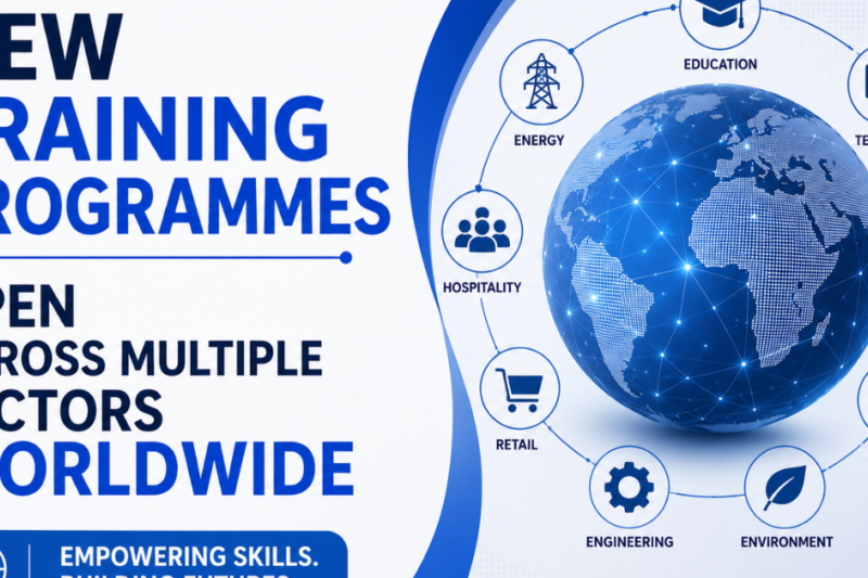 New Training Programmes Open Across Multiple Sectors Worldwide