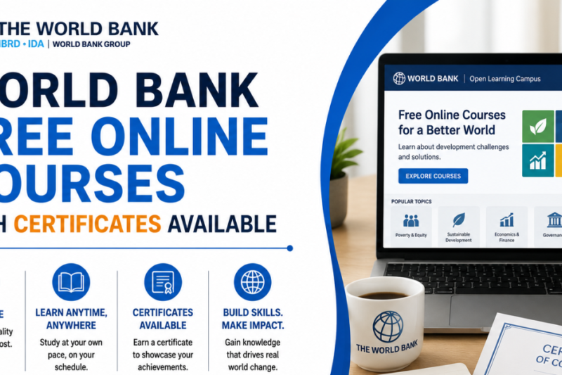 World Bank Free Online Courses with Certificates Available