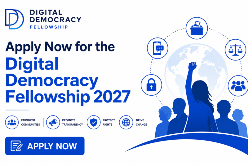 Apply Now for the Digital Democracy Fellowship 2027