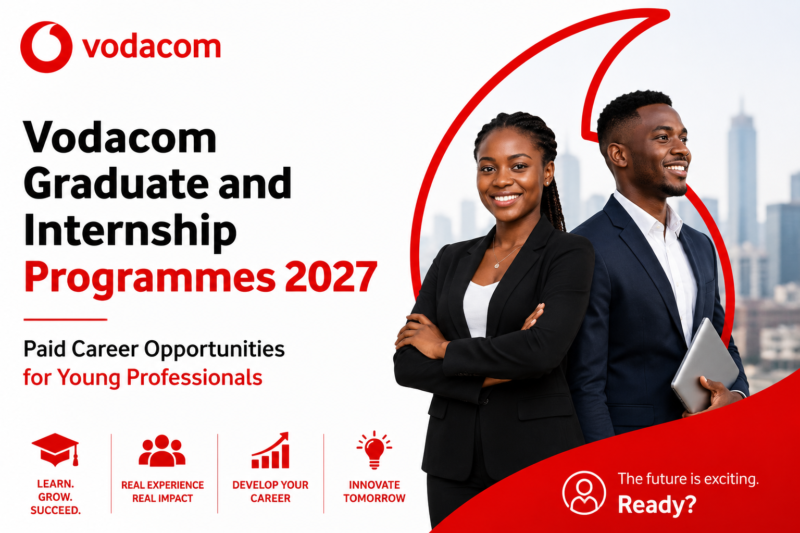 Vodacom Graduate and Internship Programmes 2027: Paid Career Opportunities for Young Professionals