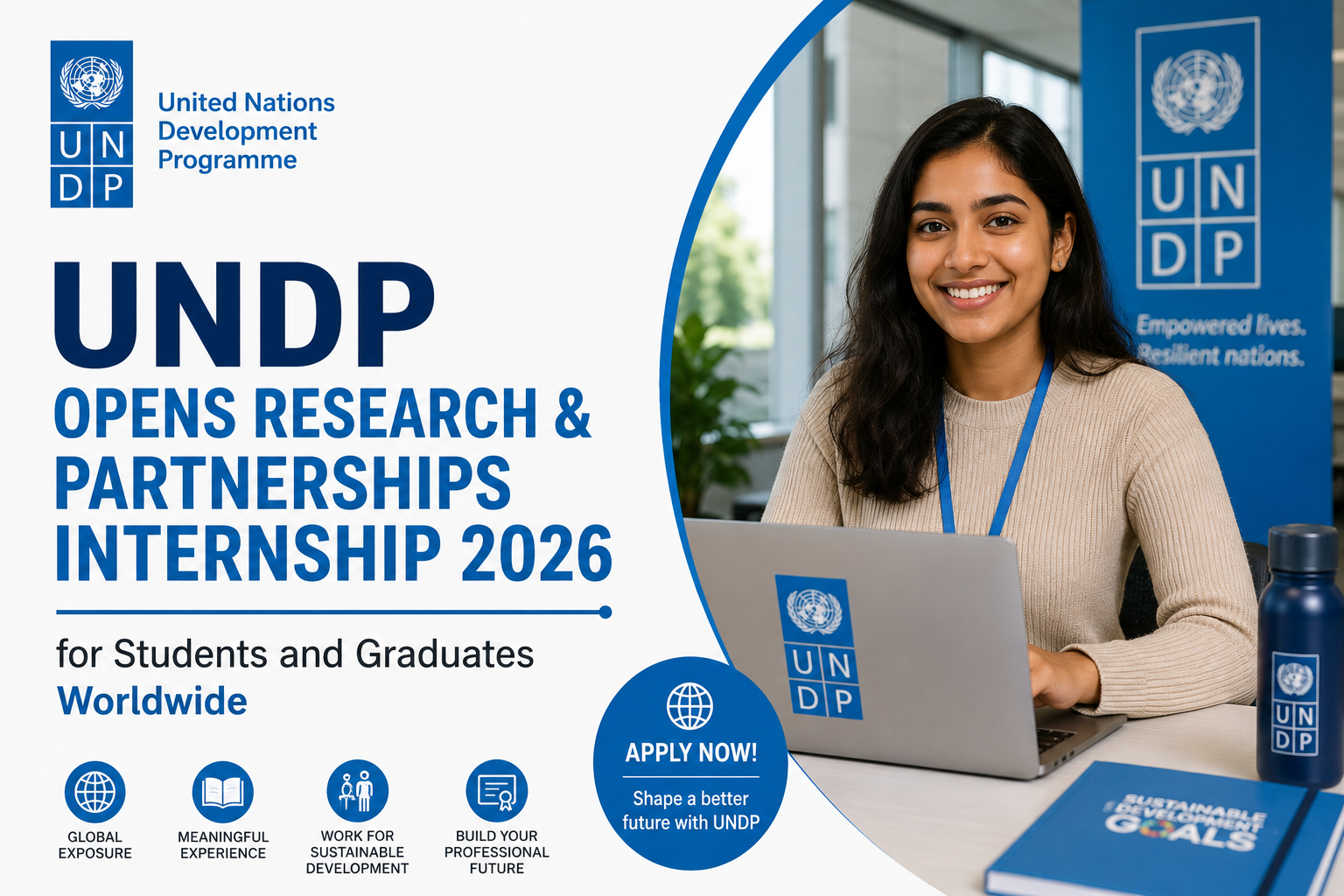 UNDP Opens Research & Partnerships Internship 2026 for Students and ...