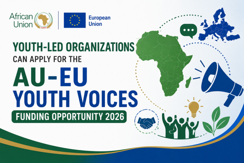 Youth-Led Organizations Can Apply for the AU-EU Youth Voices Funding Opportunity 2026