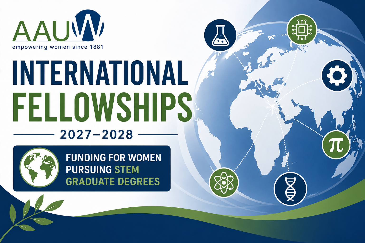 AAUW International Fellowships 2027–2028: Funding for Women Pursuing STEM Graduate Degrees