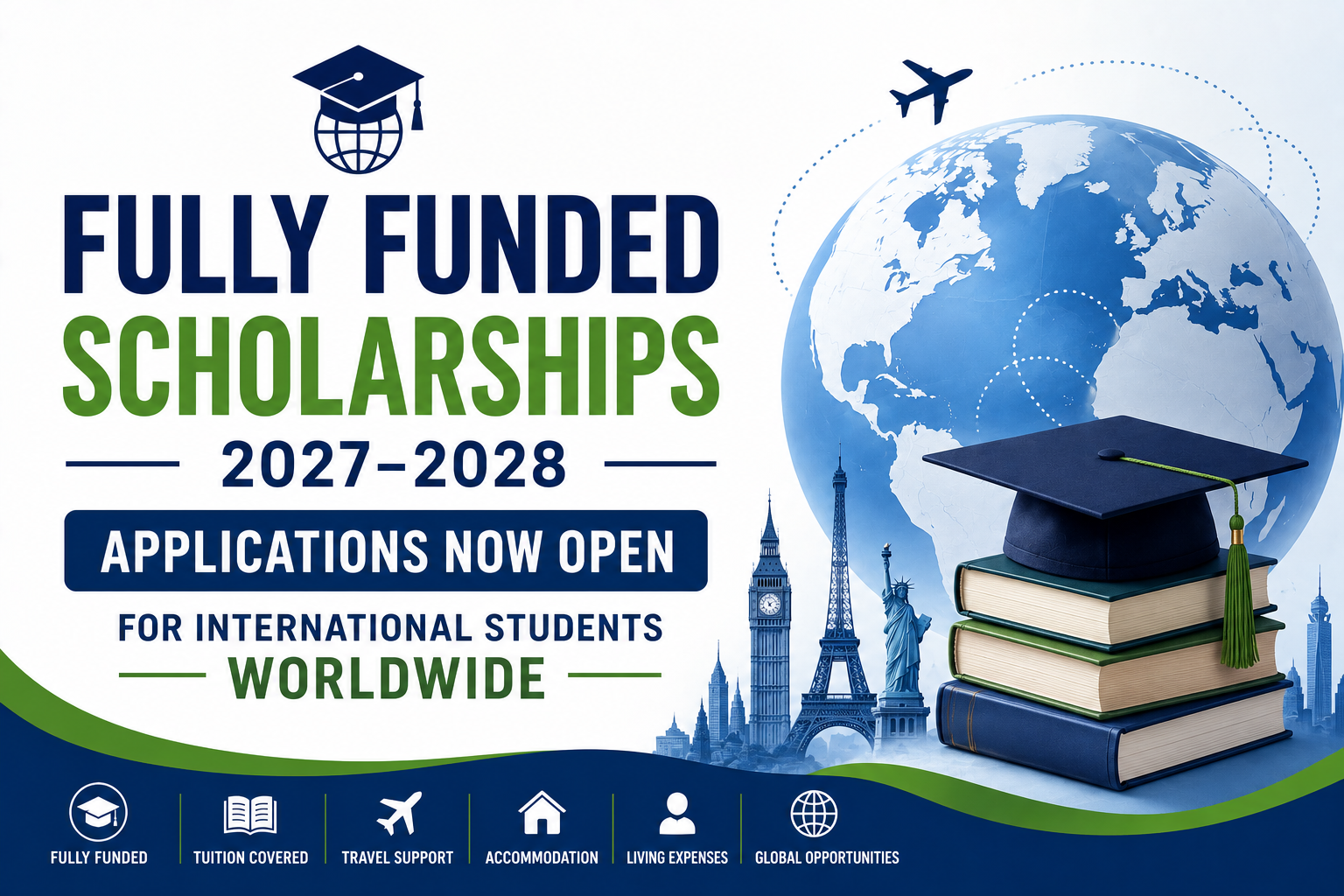 Fully Funded Scholarships 2027–2028: Applications Now Open for ...