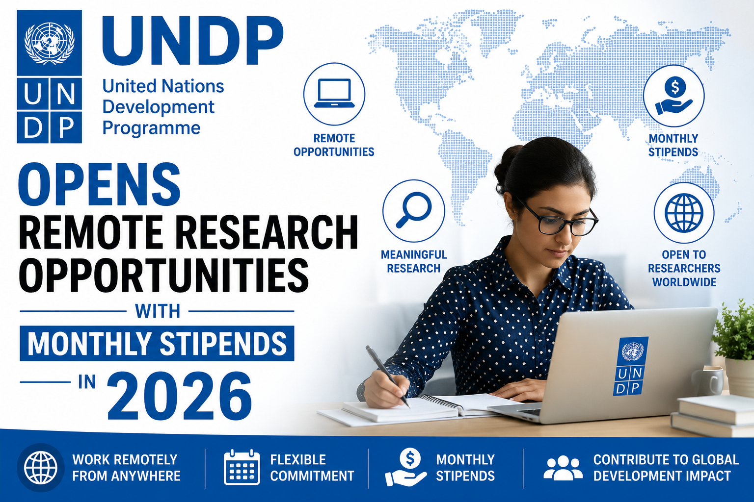 UNDP Opens Remote Research Opportunities With Monthly Stipends in 2026 ...