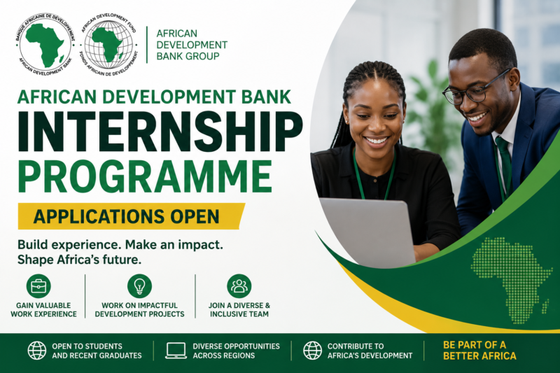 African Development Bank Internship Programme Applications Open