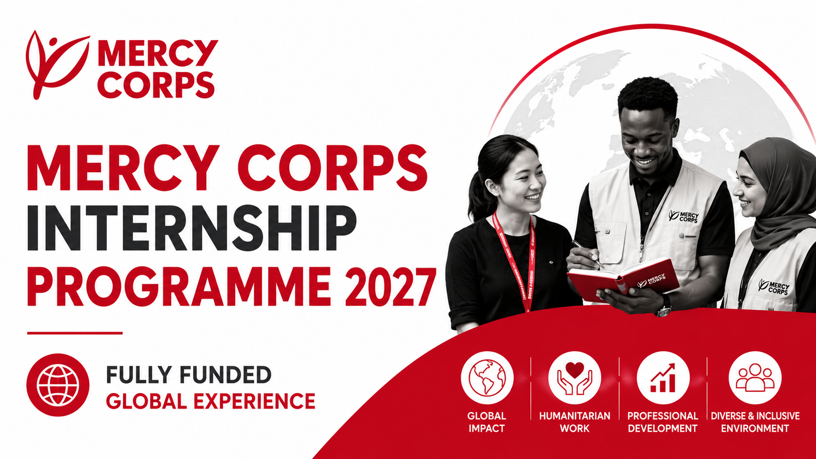 Mercy Corps Internship Programme 2027: Fully Funded Global Experience