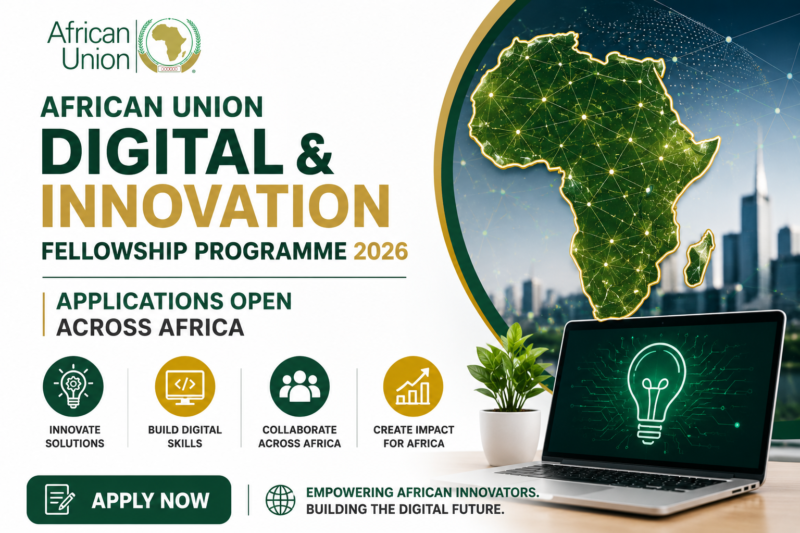 African Union Digital & Innovation Fellowship Programme 2026 Applications Open Across Africa
