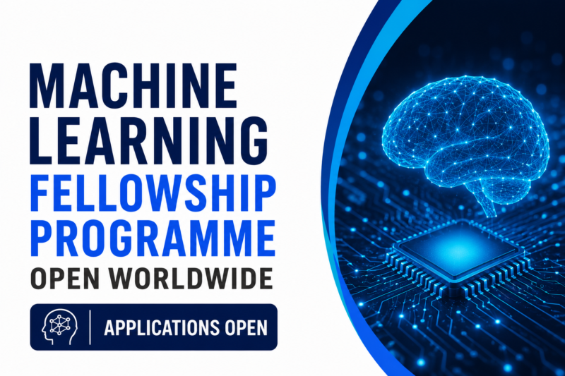Machine Learning Fellowship Programme Open Worldwide