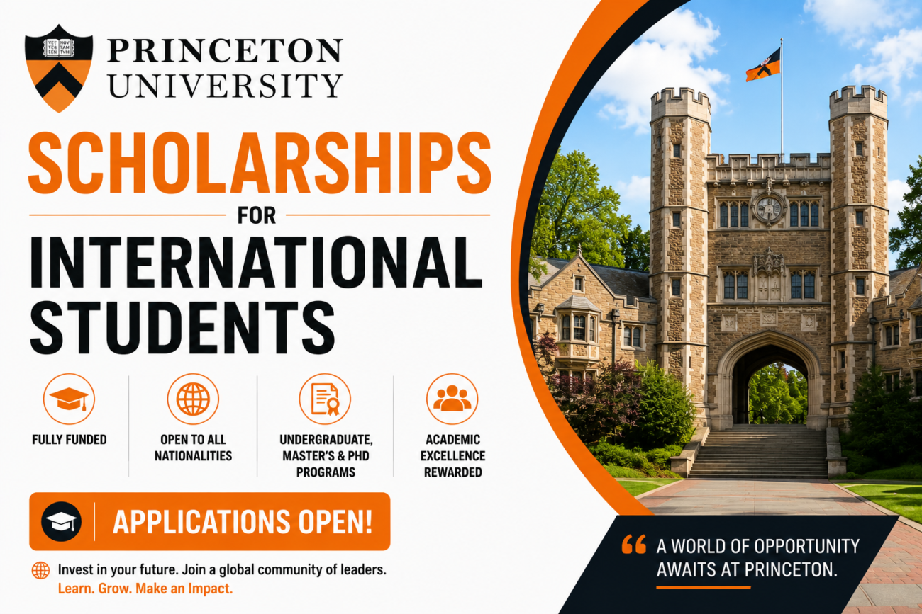 Princeton University Scholarships for International Students