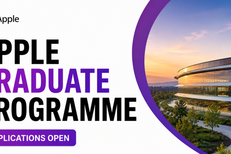 Apple Graduate Programme Applications Open for International Students