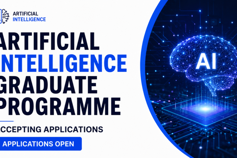 Artificial Intelligence Graduate Programme Accepting Applications Worldwide