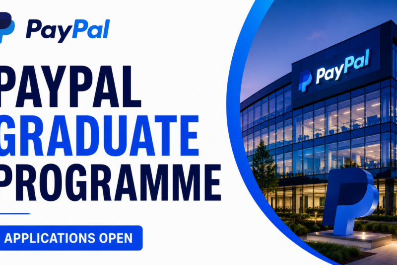 PayPal Graduate Programme Applications Open for Students and Recent Graduates Worldwide