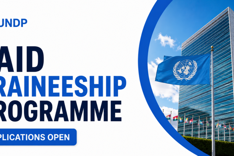 UNDP Paid Traineeship Programme Applications Open for International Students and Graduates