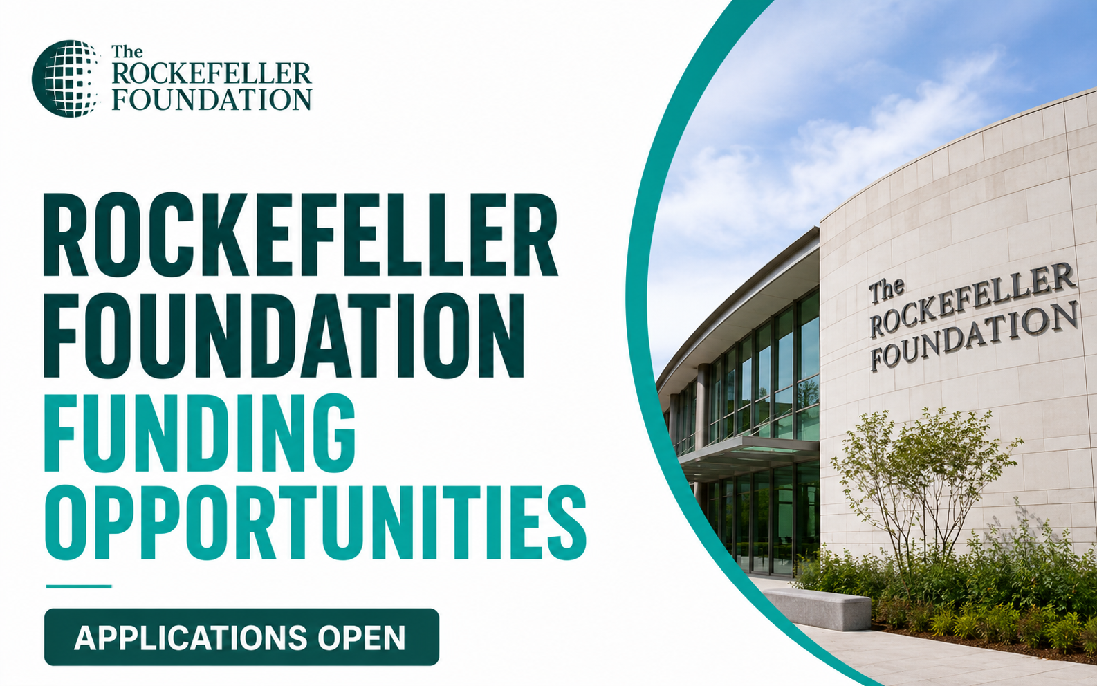 Rockefeller Foundation Funding Opportunities Applications Open for Nonprofits, Researchers and Social Impact Organizations