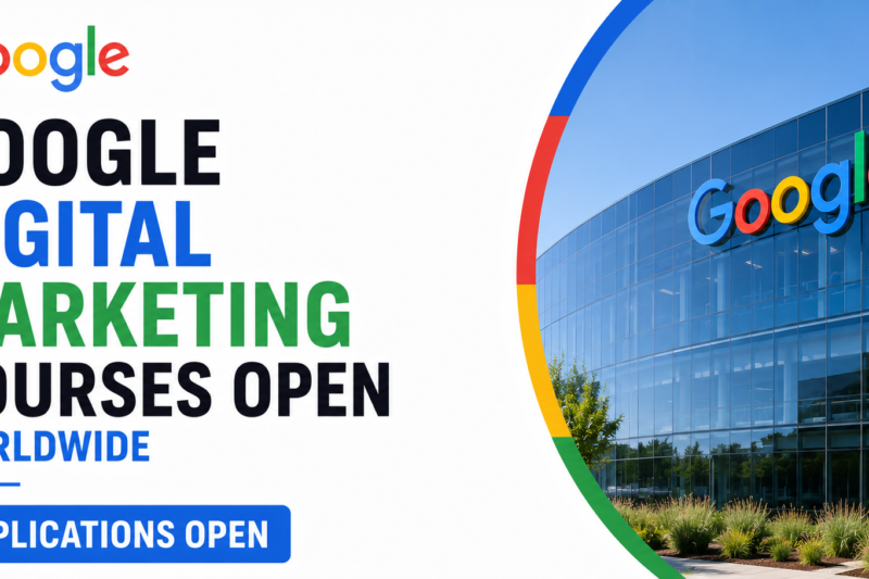 Google Digital Marketing Courses Open Worldwide: Free Online Training with Professional Certificates