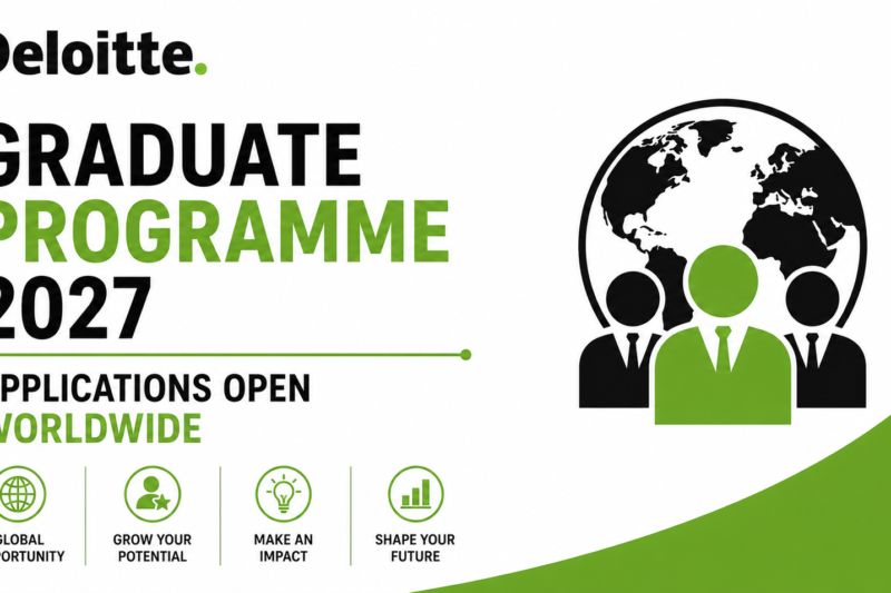 Deloitte Graduate Programme 2027: Applications Open for Graduates Across Multiple Career Fields