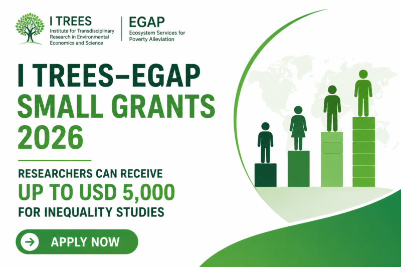 I TREES–EGAP Small Grants 2026: Researchers Can Receive Up to USD 5,000 for Inequality Studies