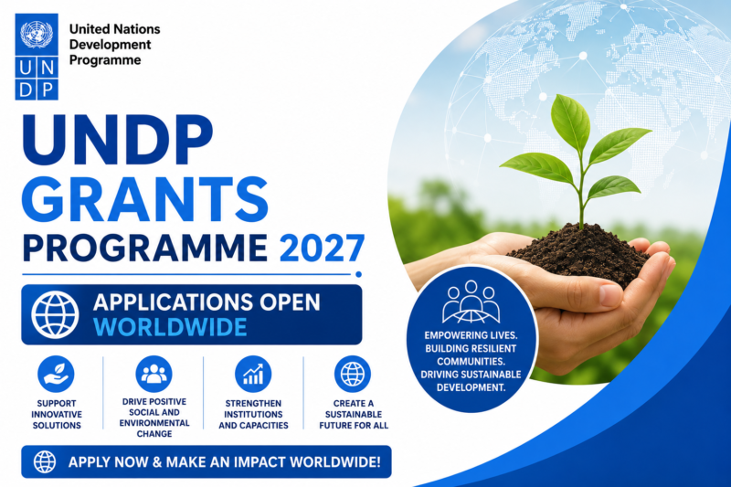 UNDP Grants Programme 2027 Applications Open: Up to $50,000 Available for Community Environmental Projects