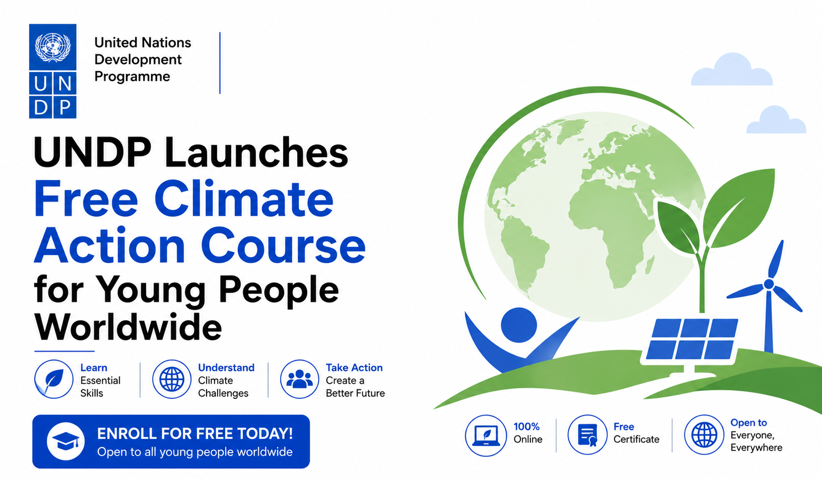 UNDP Launches Free Climate Action Course for Young People Worldwide ...