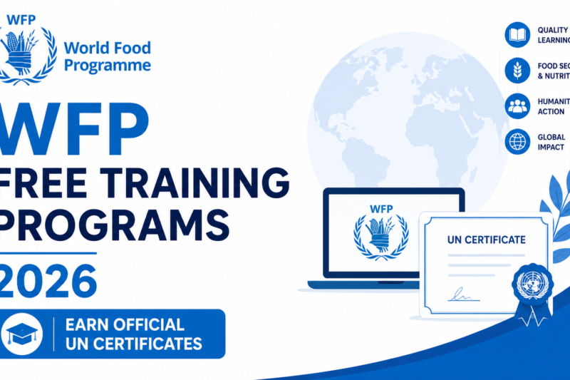 WFP Free Training Programs 2026 — Earn Official UN Certificates