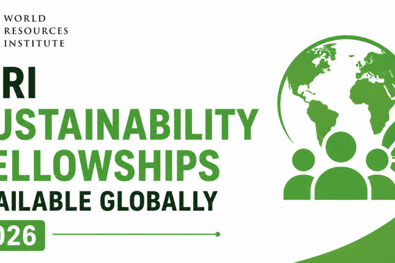 WRI Sustainability Fellowships Available Globally 2026