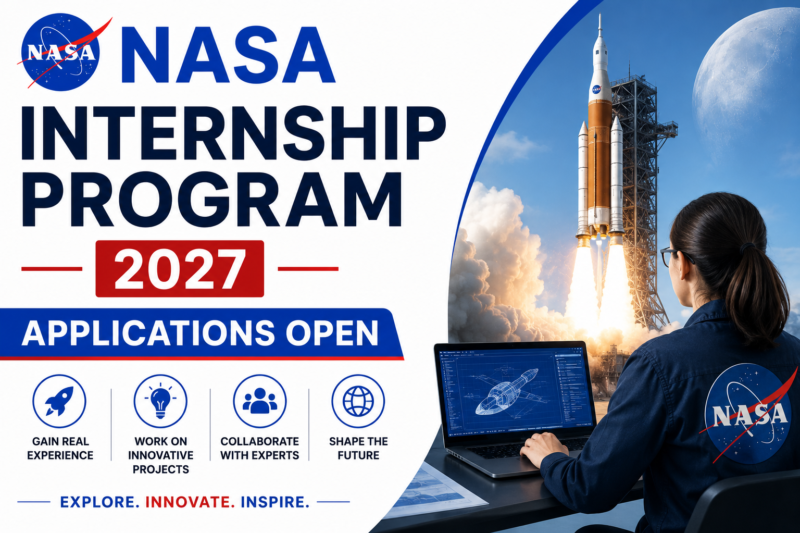 NASA Internship Program 2027 Applications Open: Paid Opportunities for Students and Graduates