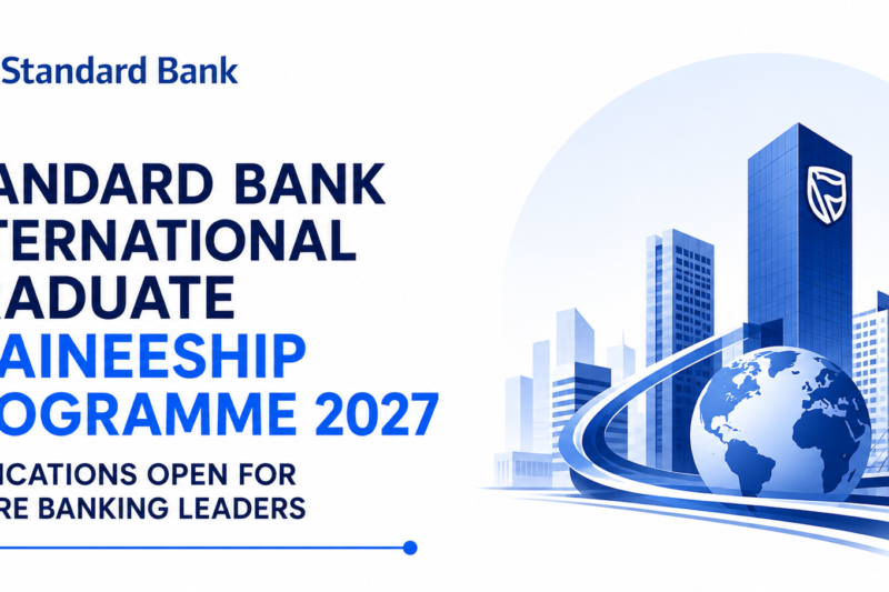 Standard Bank International Graduate Traineeship Programme 2027 Applications Open for Future Banking Leaders
