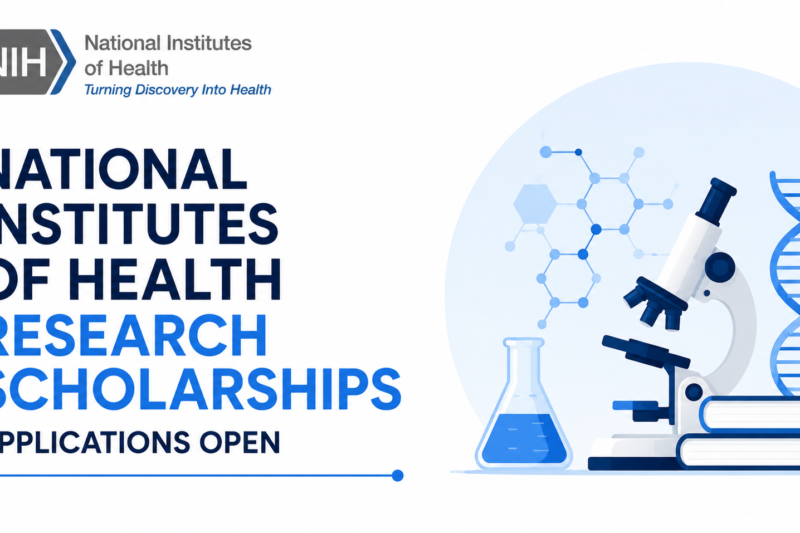 National Institutes of Health Research Scholarships Applications Open