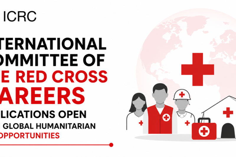 International Committee of the Red Cross Careers Applications Open with Global Humanitarian Job Opportunities