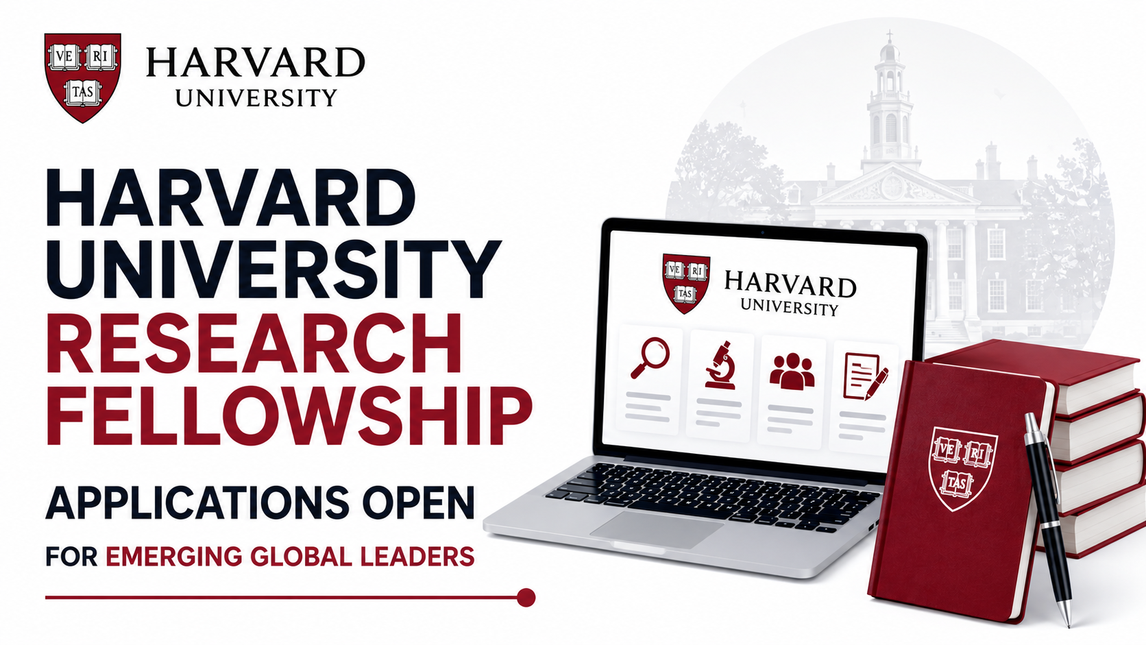 Harvard University Research Fellowship Applications Open for Undergraduate and Graduate Researchers